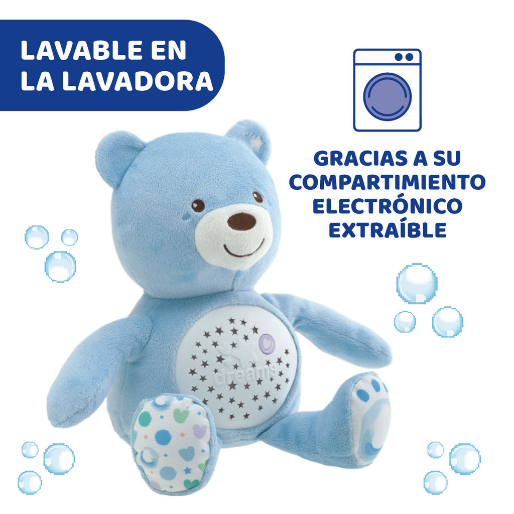 Osito Proyector Baby Bear azul - Chicco