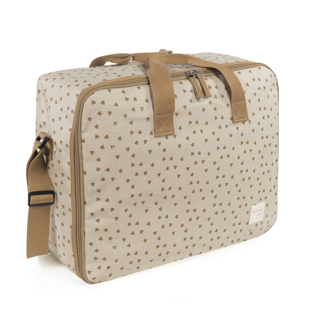 Maleta Corazones Poppy Canela - Walking Mum