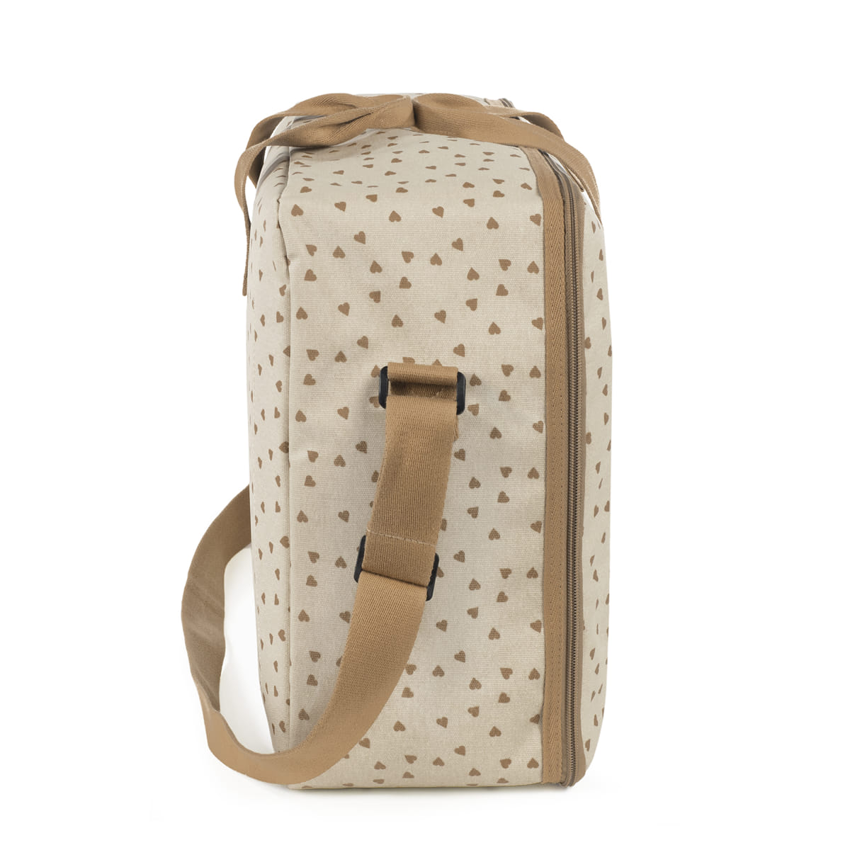Maleta Corazones Poppy Canela - Walking Mum