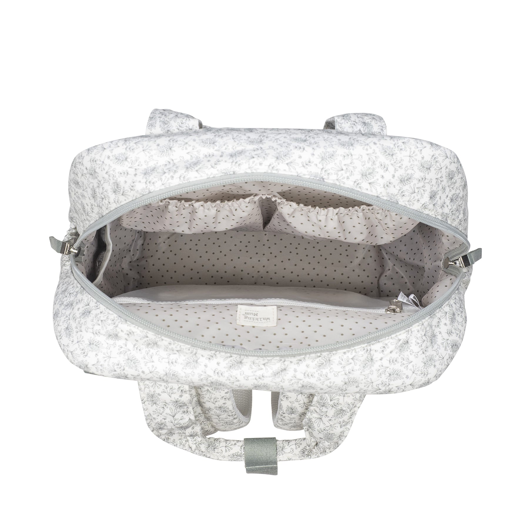 Mochila pañalera Gala Mint - Walking Mum