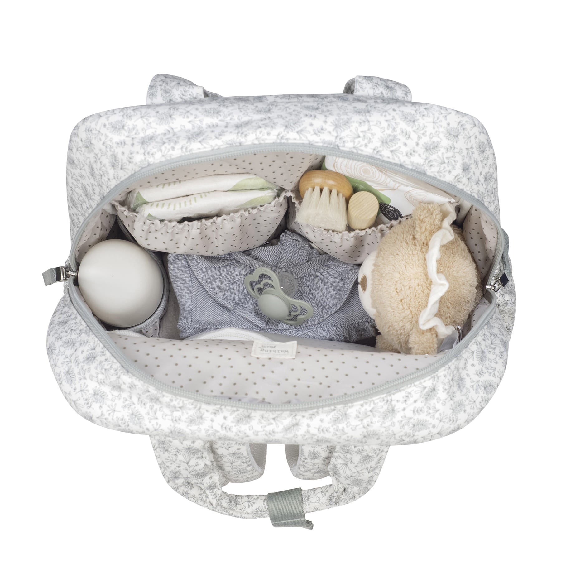 Mochila pañalera Gala Mint - Walking Mum