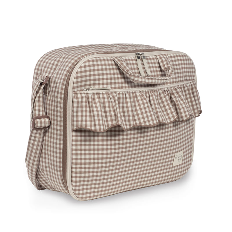 Maleta Praliné Vichy Moka - Walking mum