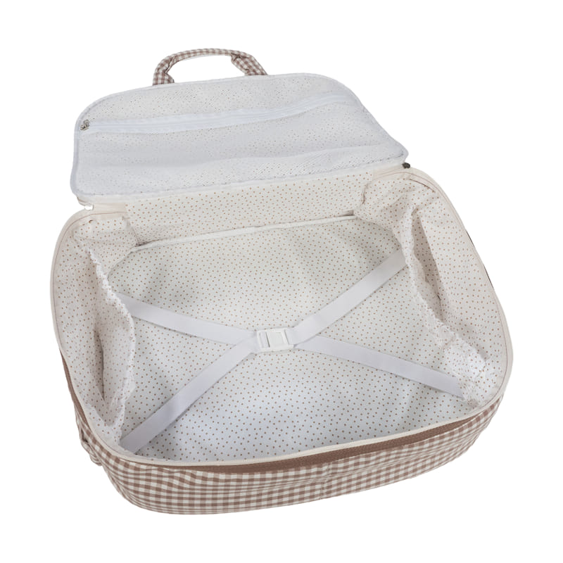 Maleta Praliné Vichy Moka - Walking mum