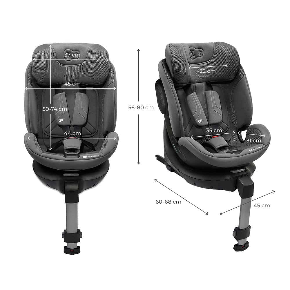 XRIDER 2 i-Size Gris - Kinderkraft