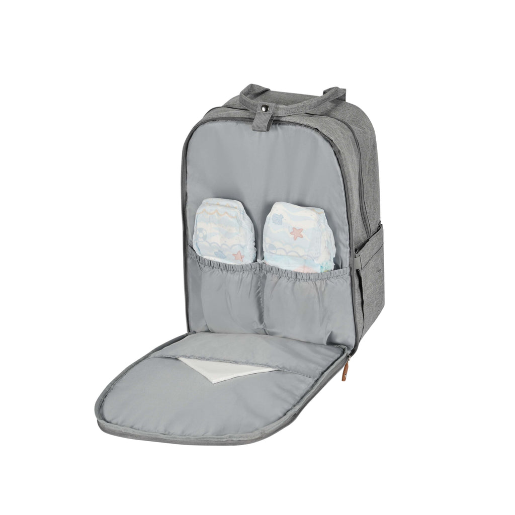 Mochila pañalera Storage gris claro - Innovaciones MS