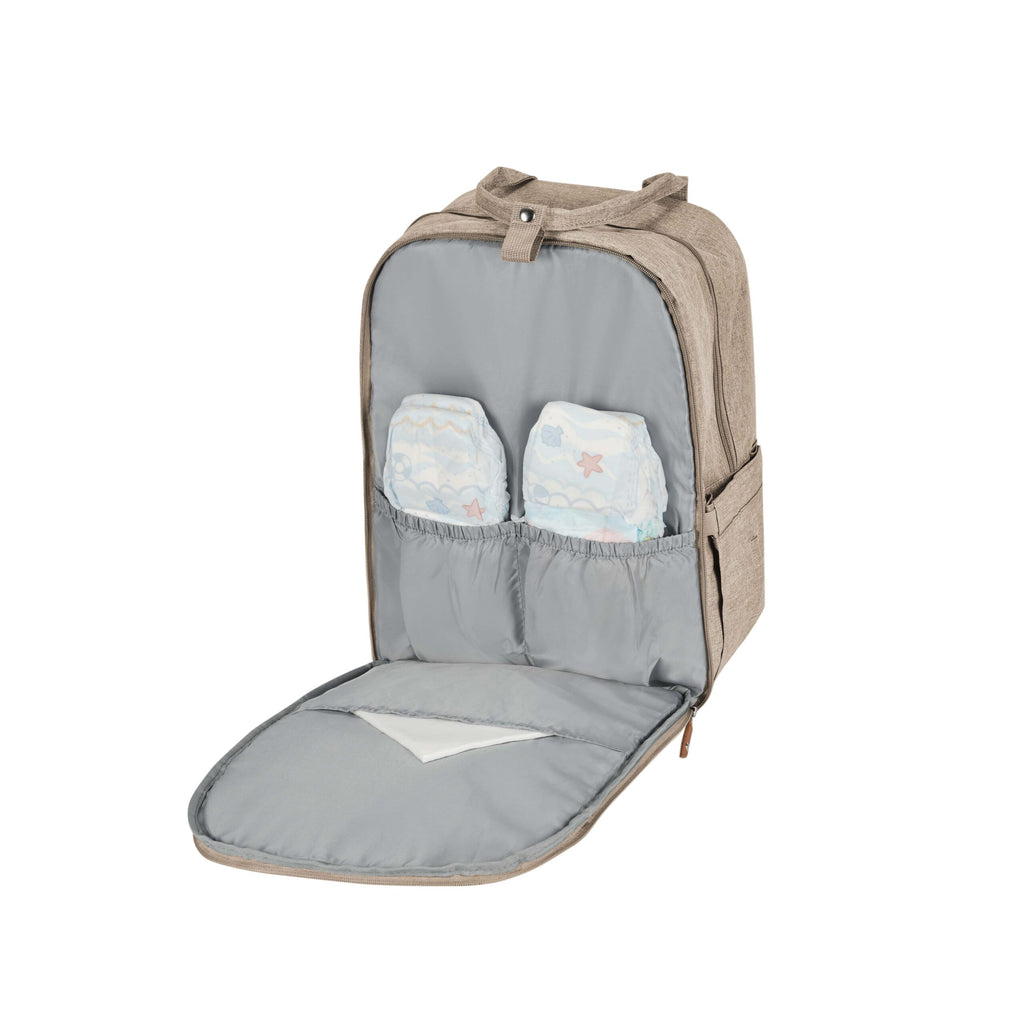 Mochila pañalera Storage beige - MS