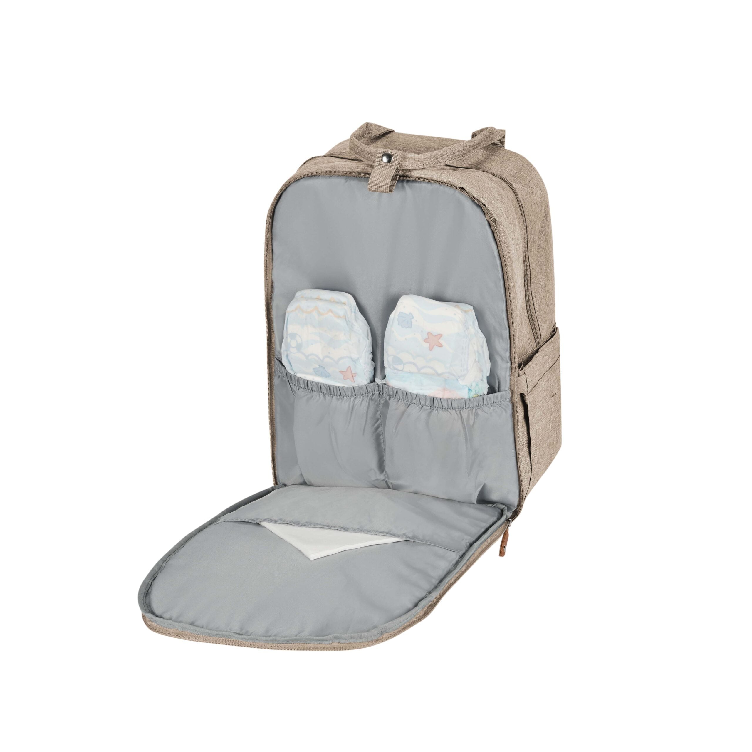 Mochila pañalera Storage beige - MS