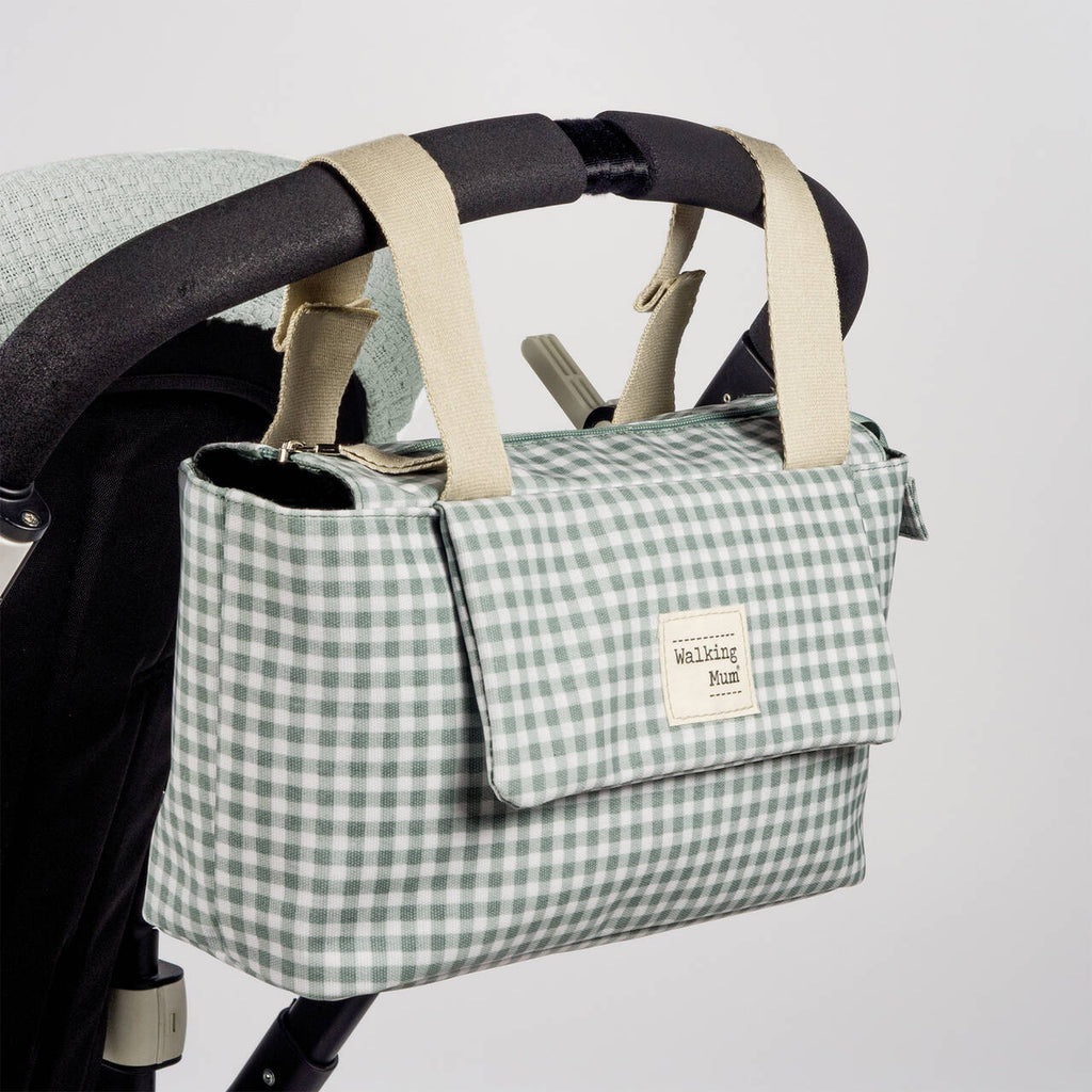 Bolso organizador I Love Vichy verde - Walking Mum