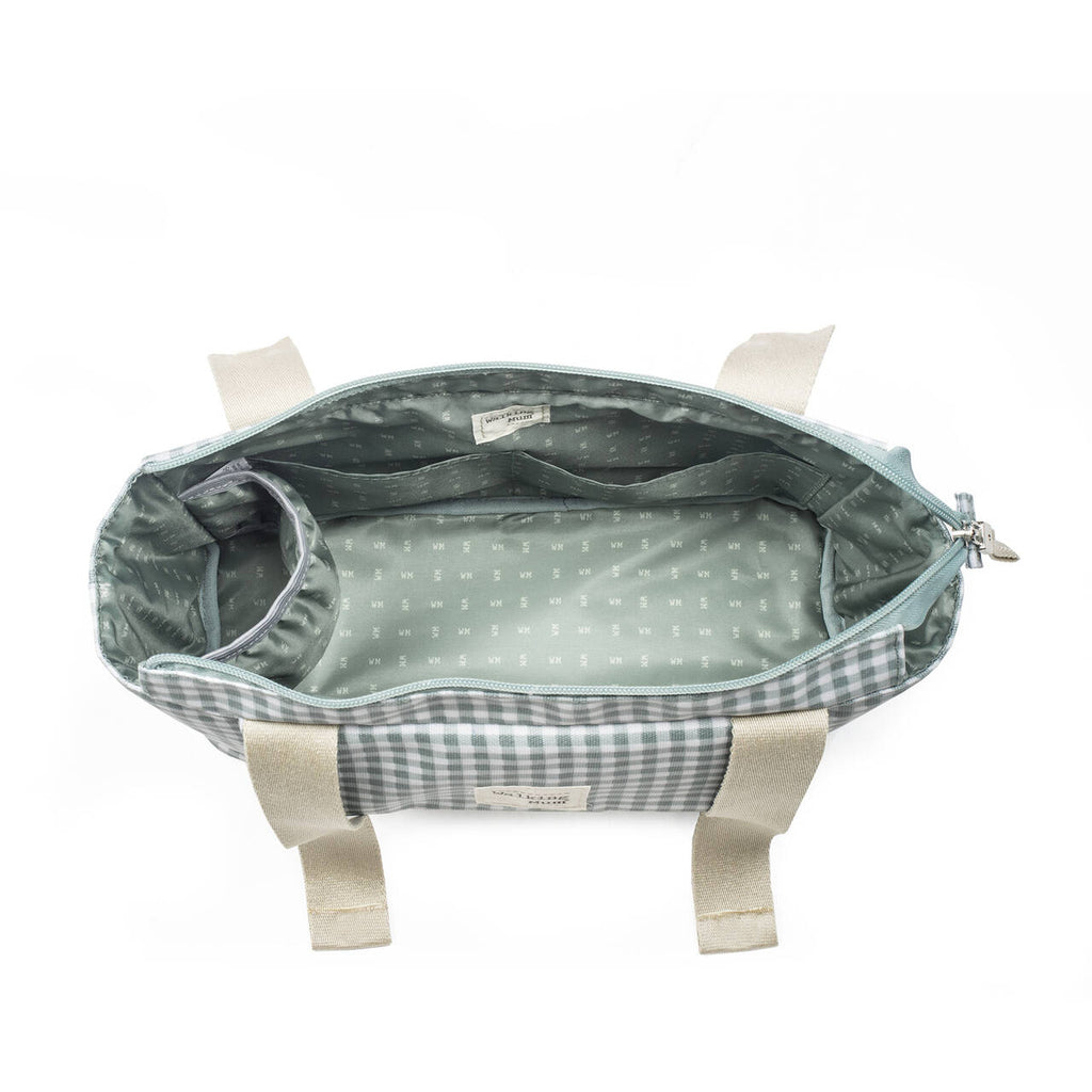 Bolso organizador I Love Vichy verde - Walking Mum