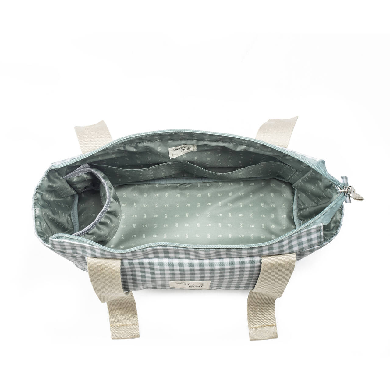 Bolso organizador I Love Vichy verde - Walking Mum