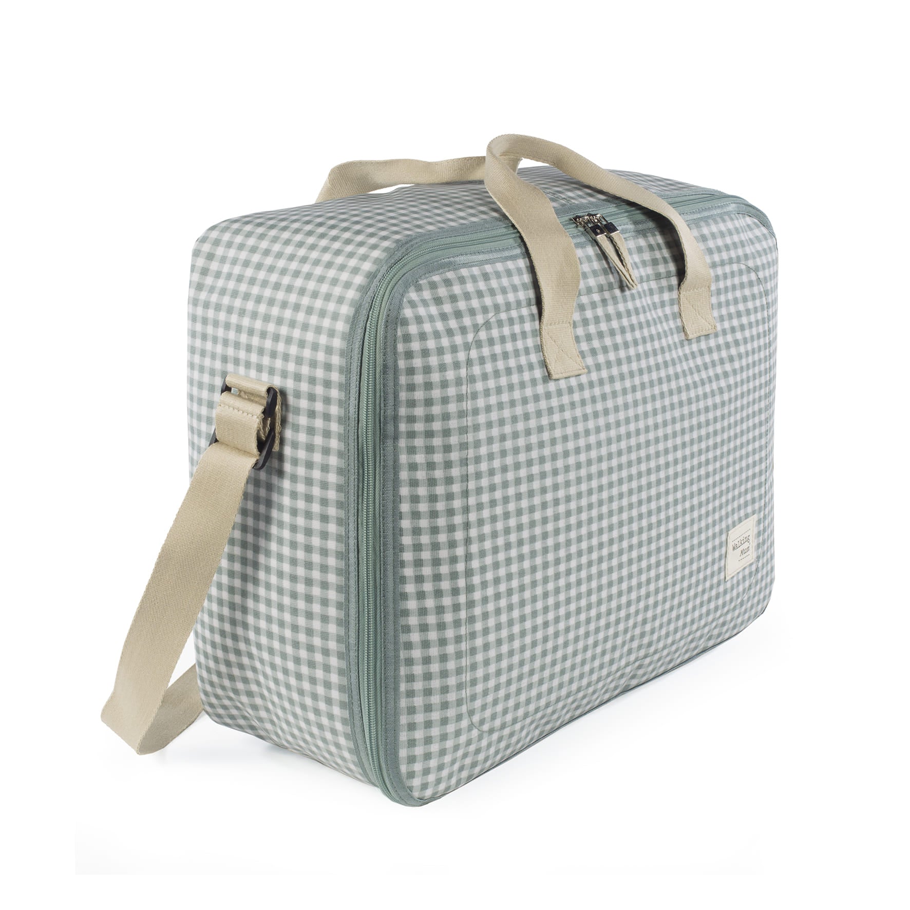 Maleta I Love Vichy Verde - Walking Mum