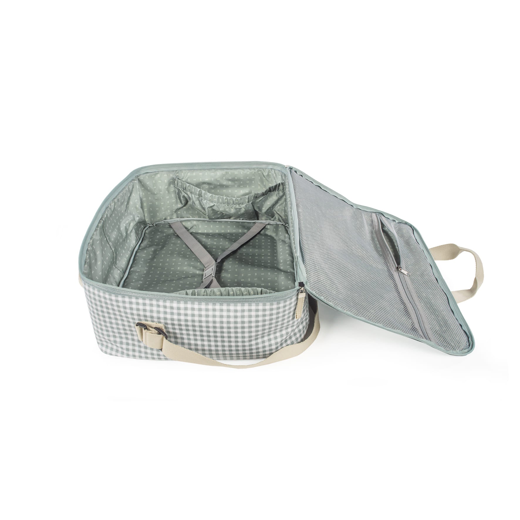 Maleta I Love Vichy Verde - Walking Mum