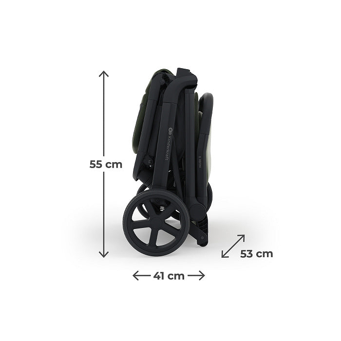 Silla paseo NUBI 3 Verde - Kinderkraft