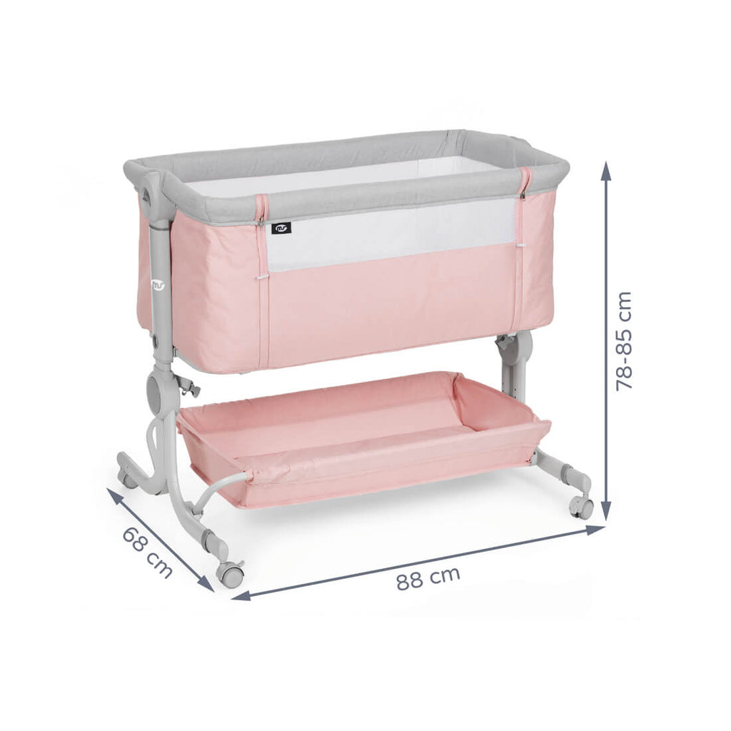 Minicuna colecho Comfy Rosa - Innovaciones MS
