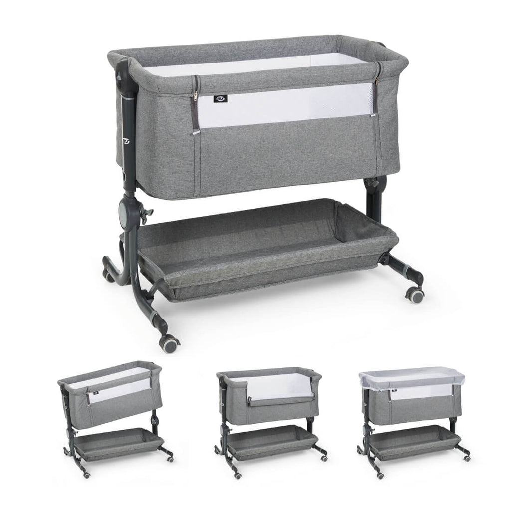 Minicuna colecho Comfy Gris - Innovaciones MS