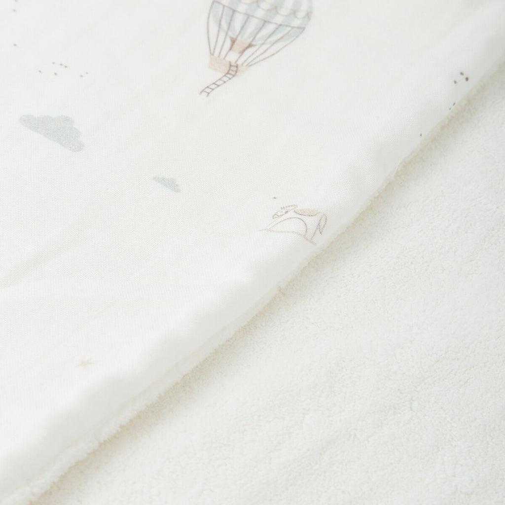 Manta Microfibra Dots Blue Sky - Bimbidreams