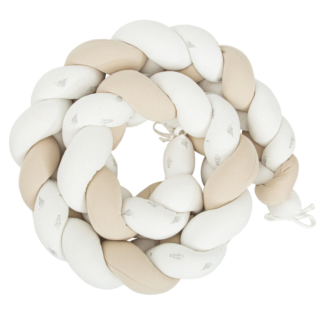 Protector cuna trenza Blue Sky - Bimbidreams