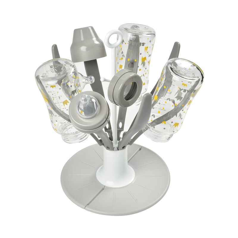 Escurre biberones plegable Flower grey - Beaba
