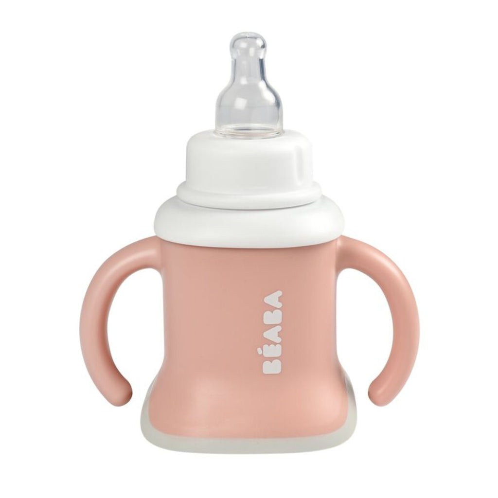 Taza Evoluclip 3 en 1 old pink - Béaba