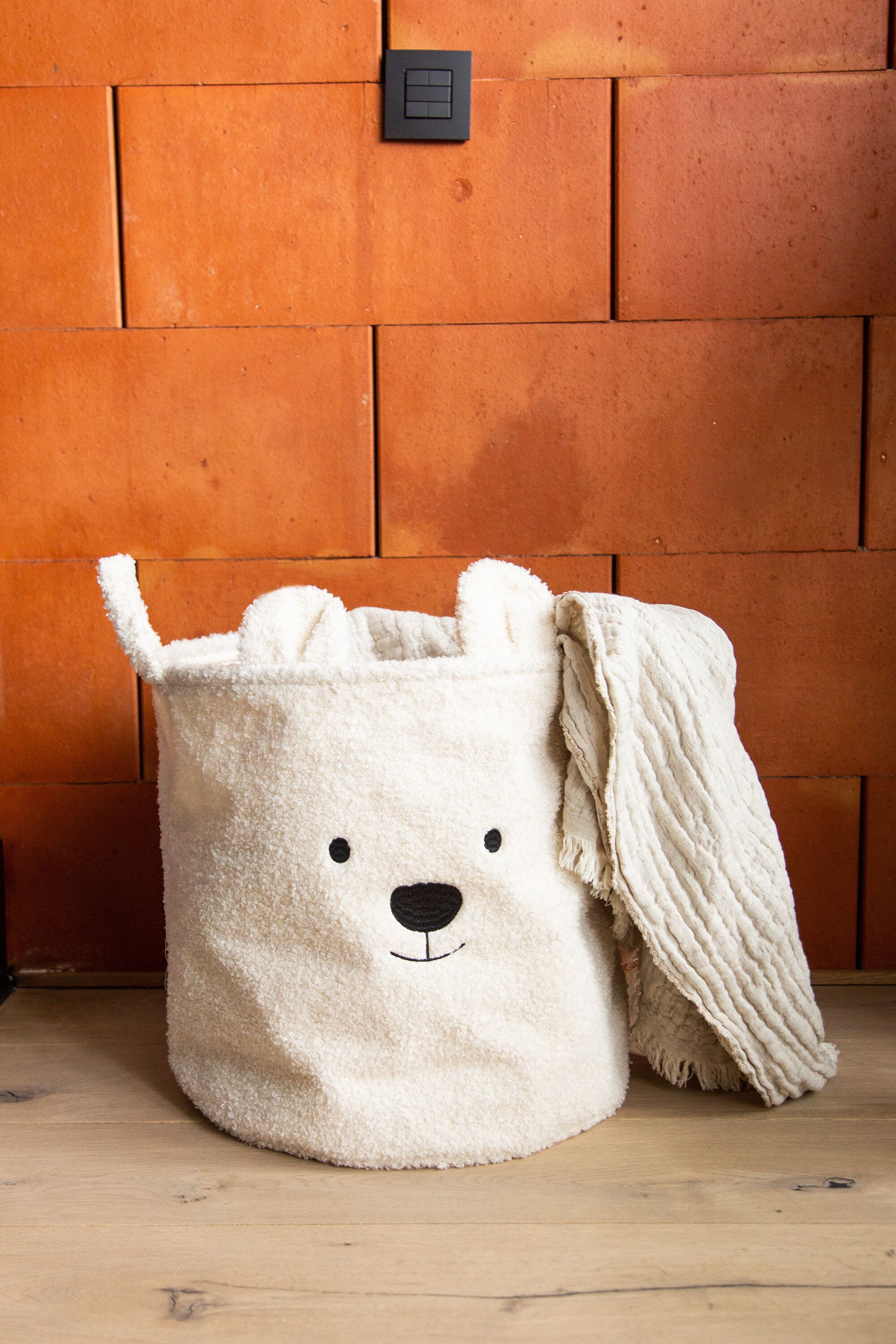 Cesta osito blanco - Childhome