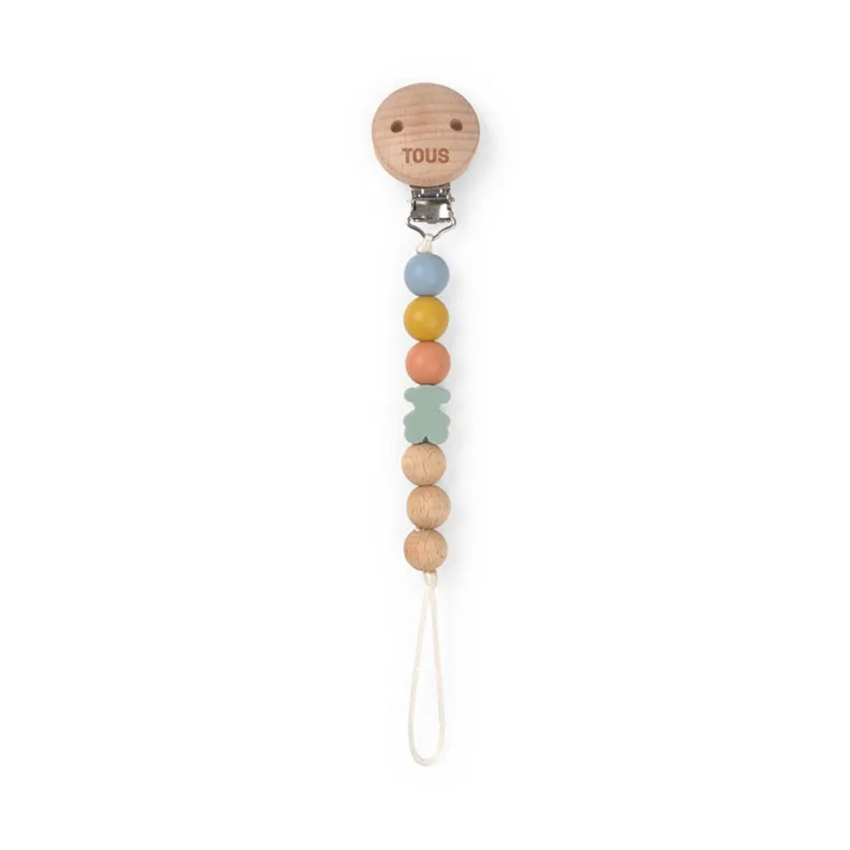 Chupetero Silicona y Madera - Tous Baby