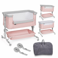 Minicuna colecho Comfy Rosa - Innovaciones MS