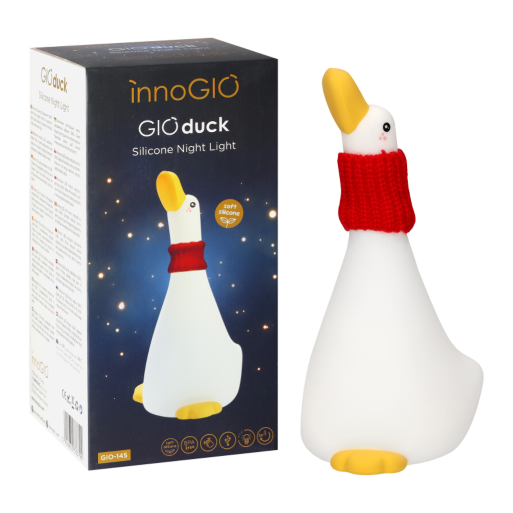 Luz Nocturna Silicona GIOduck - Innogio