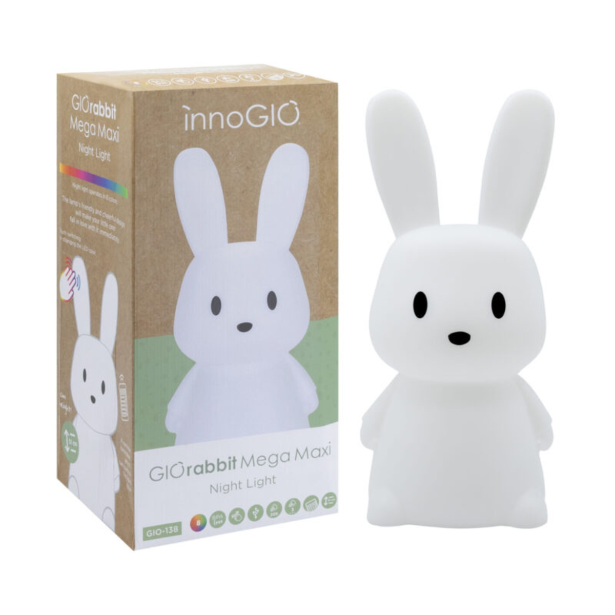 Luz Nocturna GIOrabbit Mega - Innogio