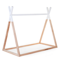 Cama Tipi Natural/Blanco 70x140cm - Childhome