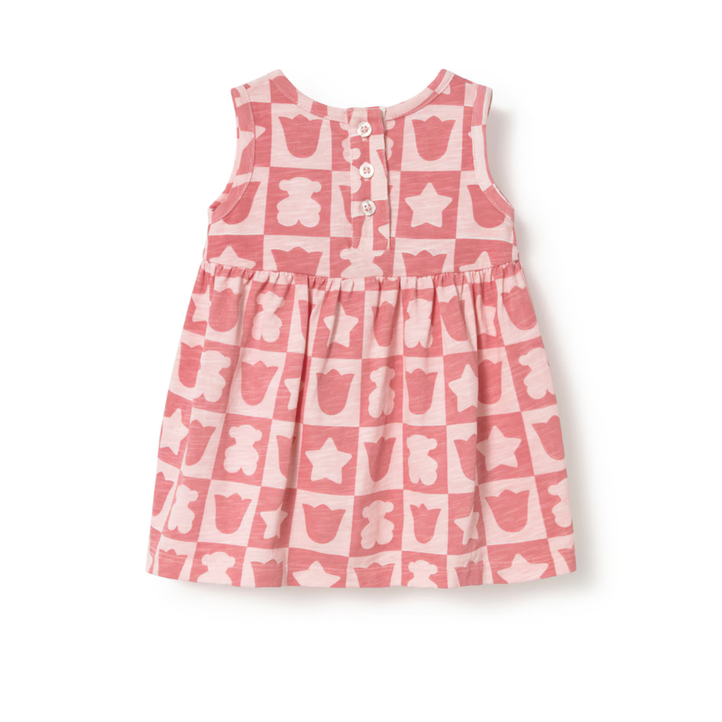 Vestido sin mangas Casual rosa - Tous