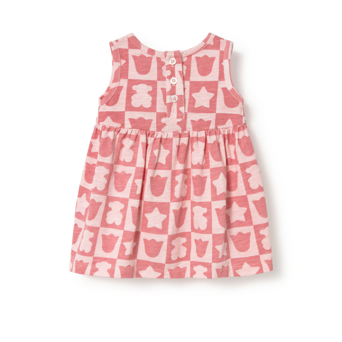 Vestido sin mangas Casual rosa - Tous