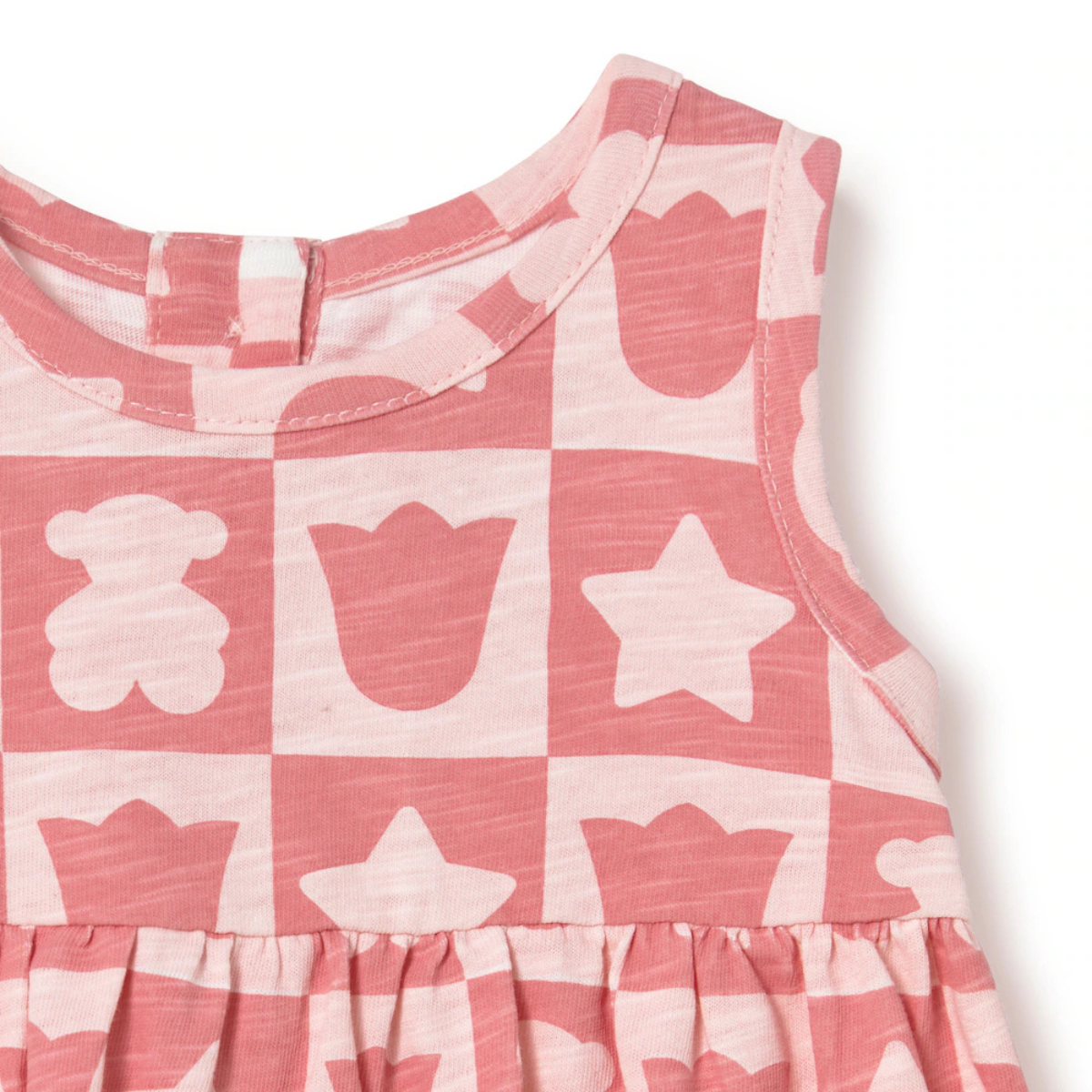 Vestido sin mangas Casual rosa - Tous