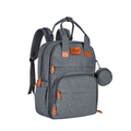 Mochila pañalera Storage gris oscuro - MS