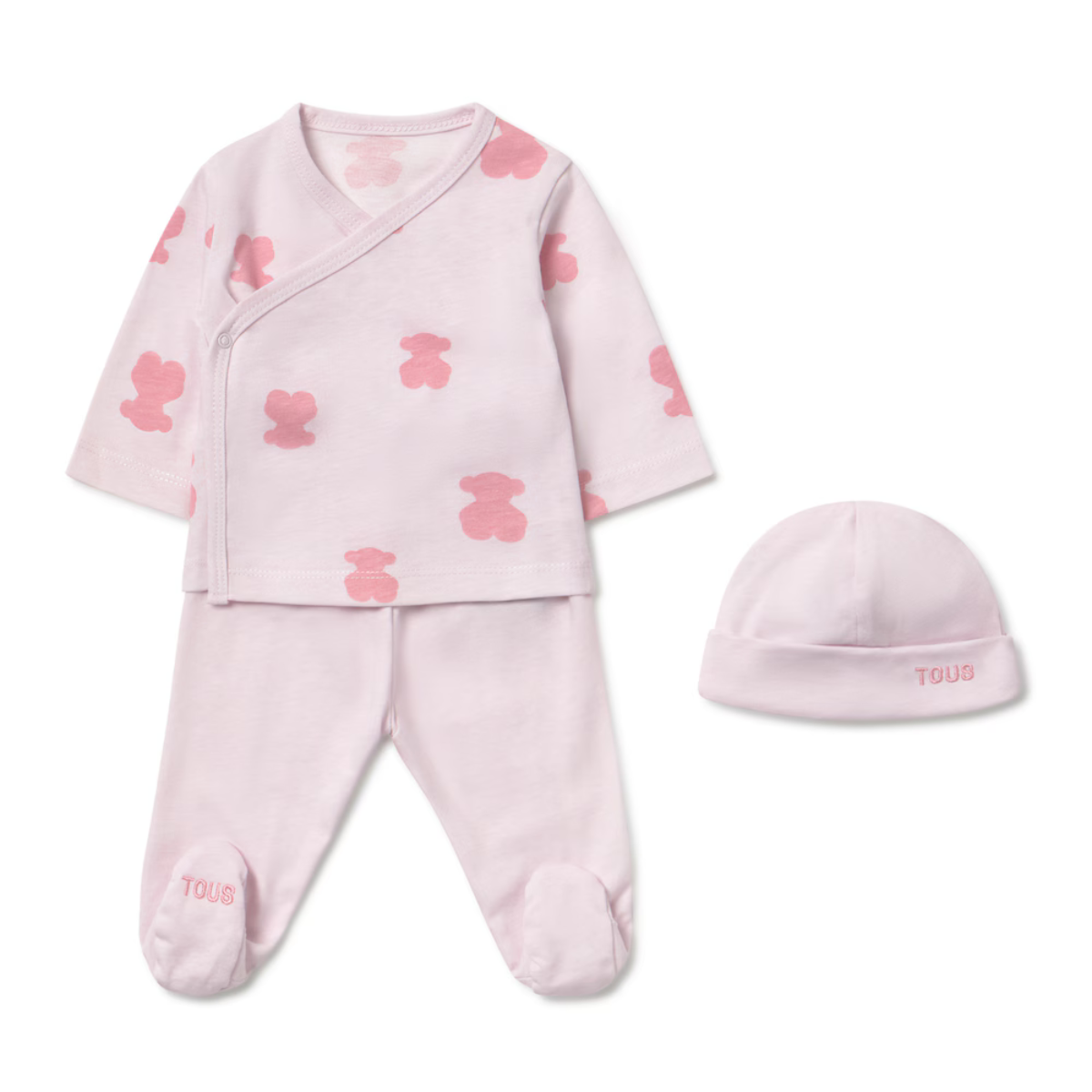 Set bebé primera puesta Fluffy rosa - Tous