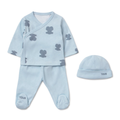 Set bebé primera puesta Fluffy azul - Tous