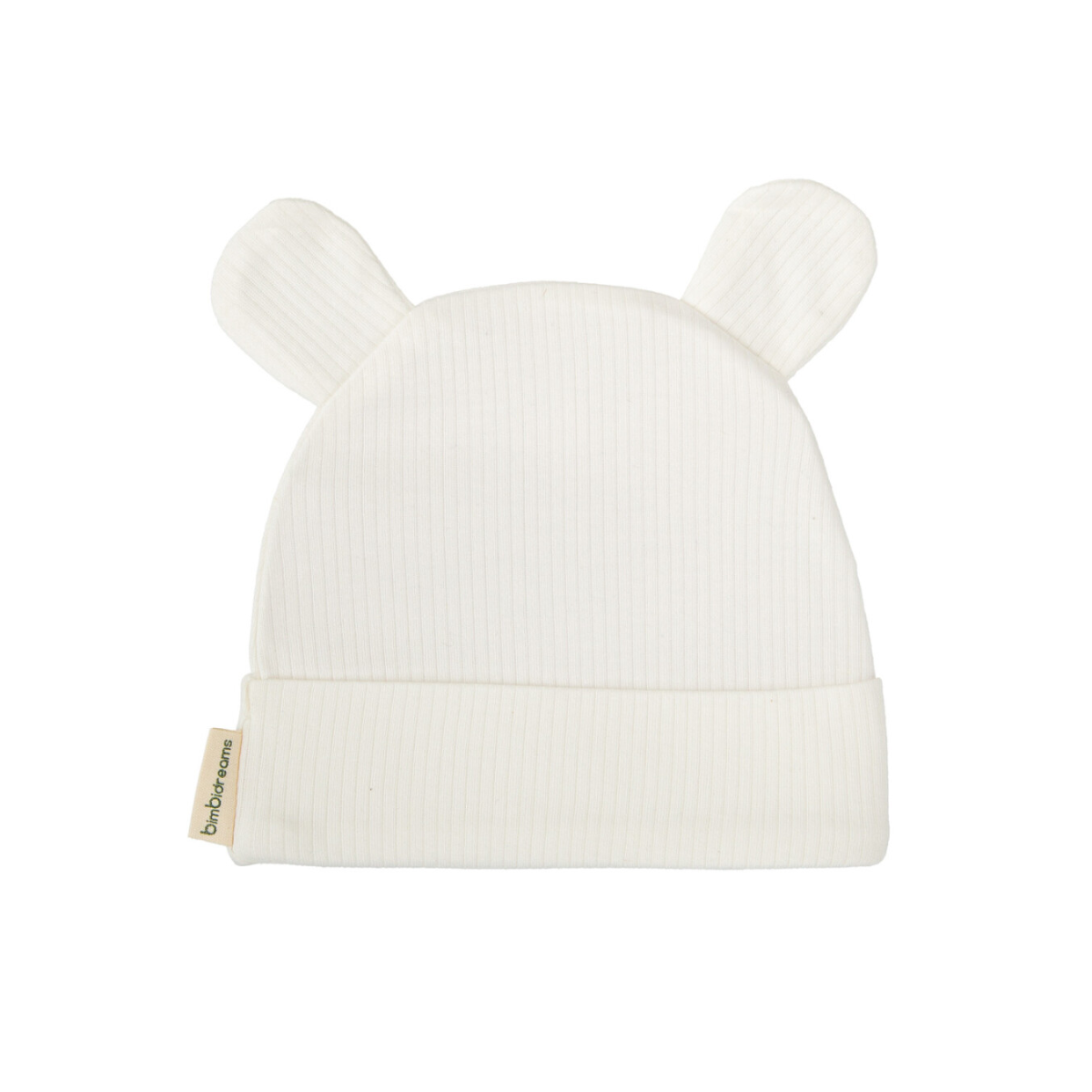 Gorro bebé Ribana blanco - Bimbidreams