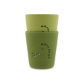 Pack 2 vasos silicona Mr. Dino - Trixie