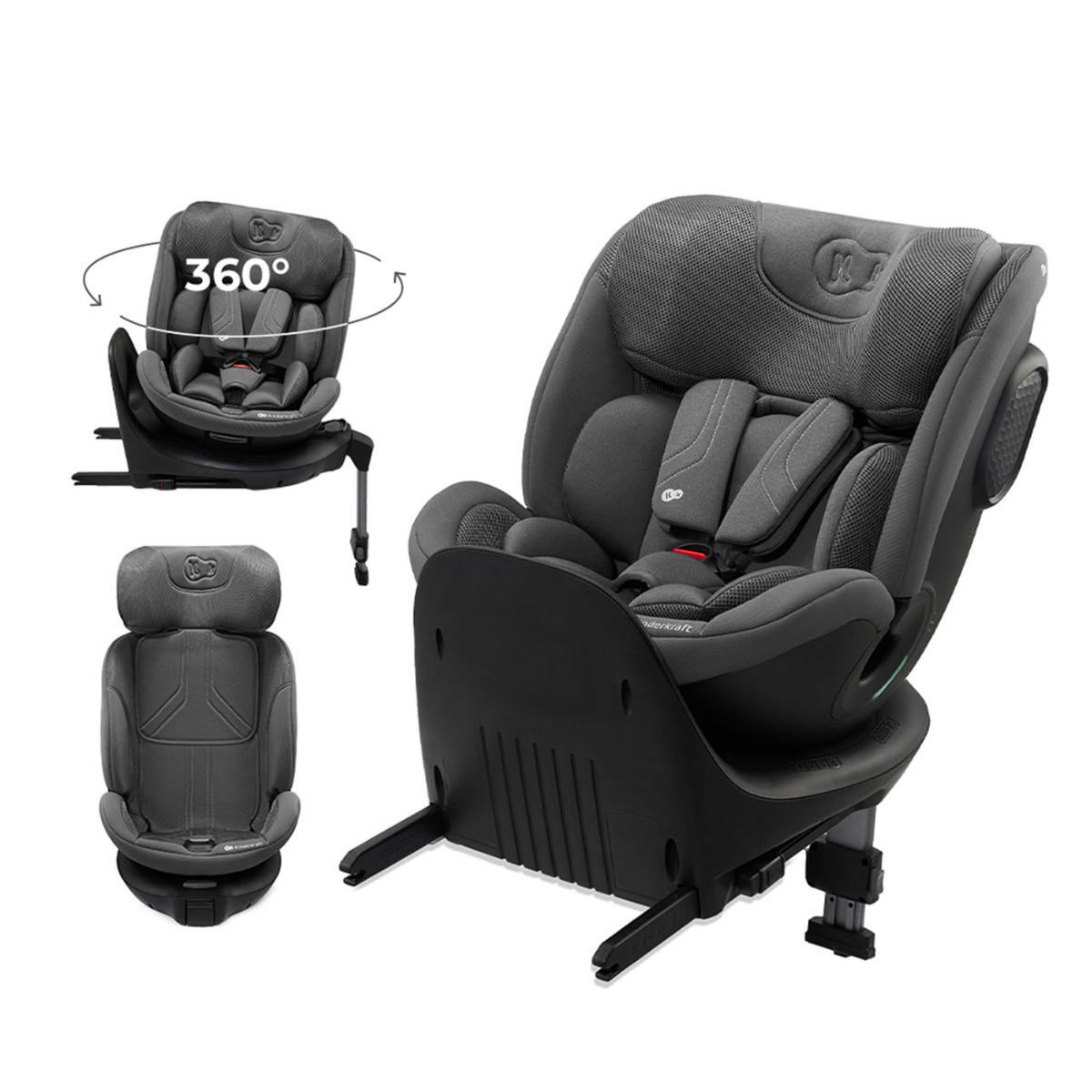 XRIDER 2 i-Size Gris - Kinderkraft