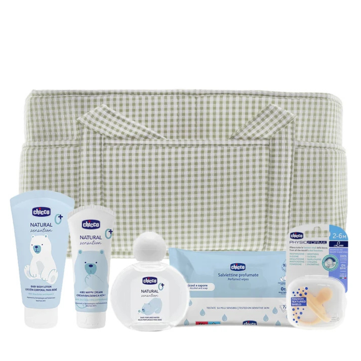 Cesta organizador pañales MimosBox verde - Chicco