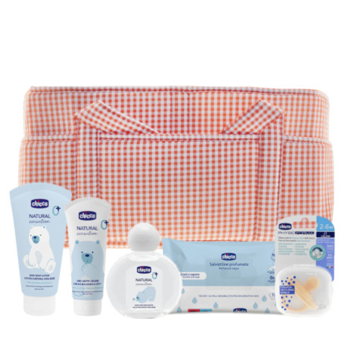 Cesta organizador pañales MimosBox coral - Chicco
