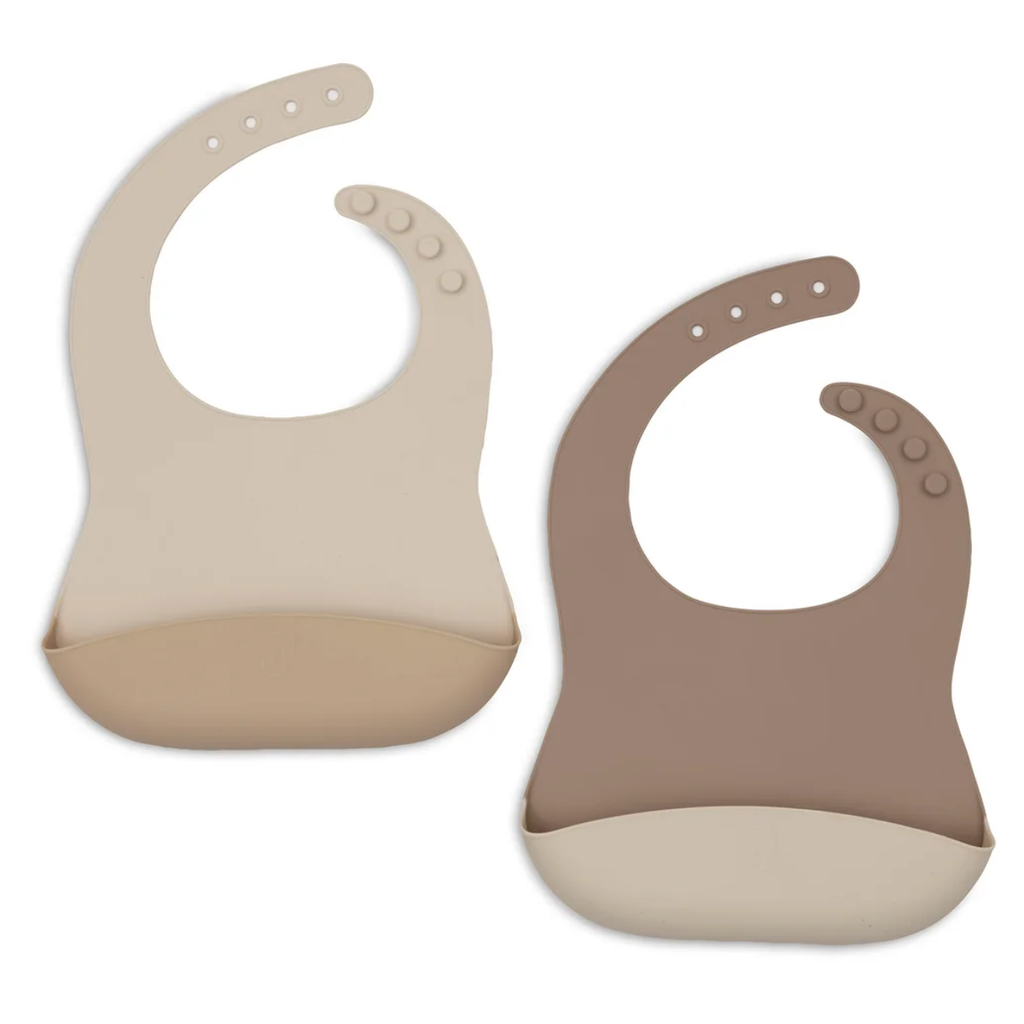 Baberos silicona Natural - Jollein