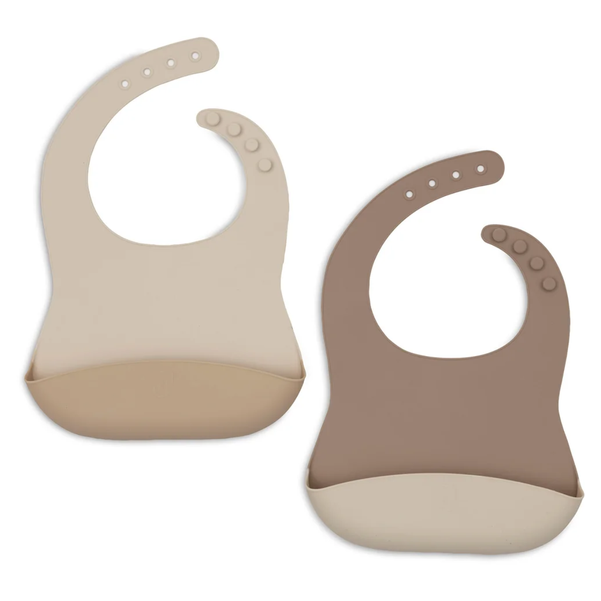 Baberos silicona Natural - Jollein