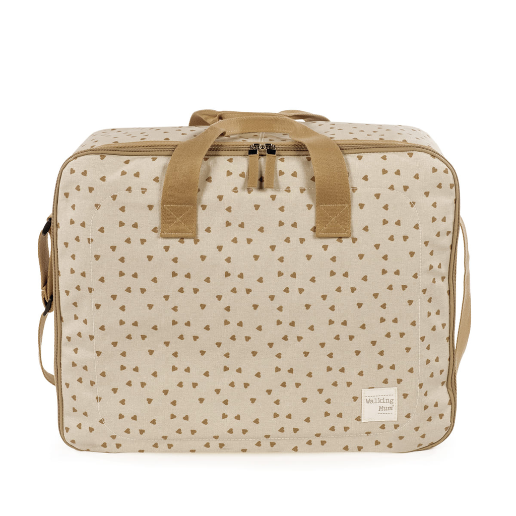Maleta Corazones Poppy Canela - Walking Mum