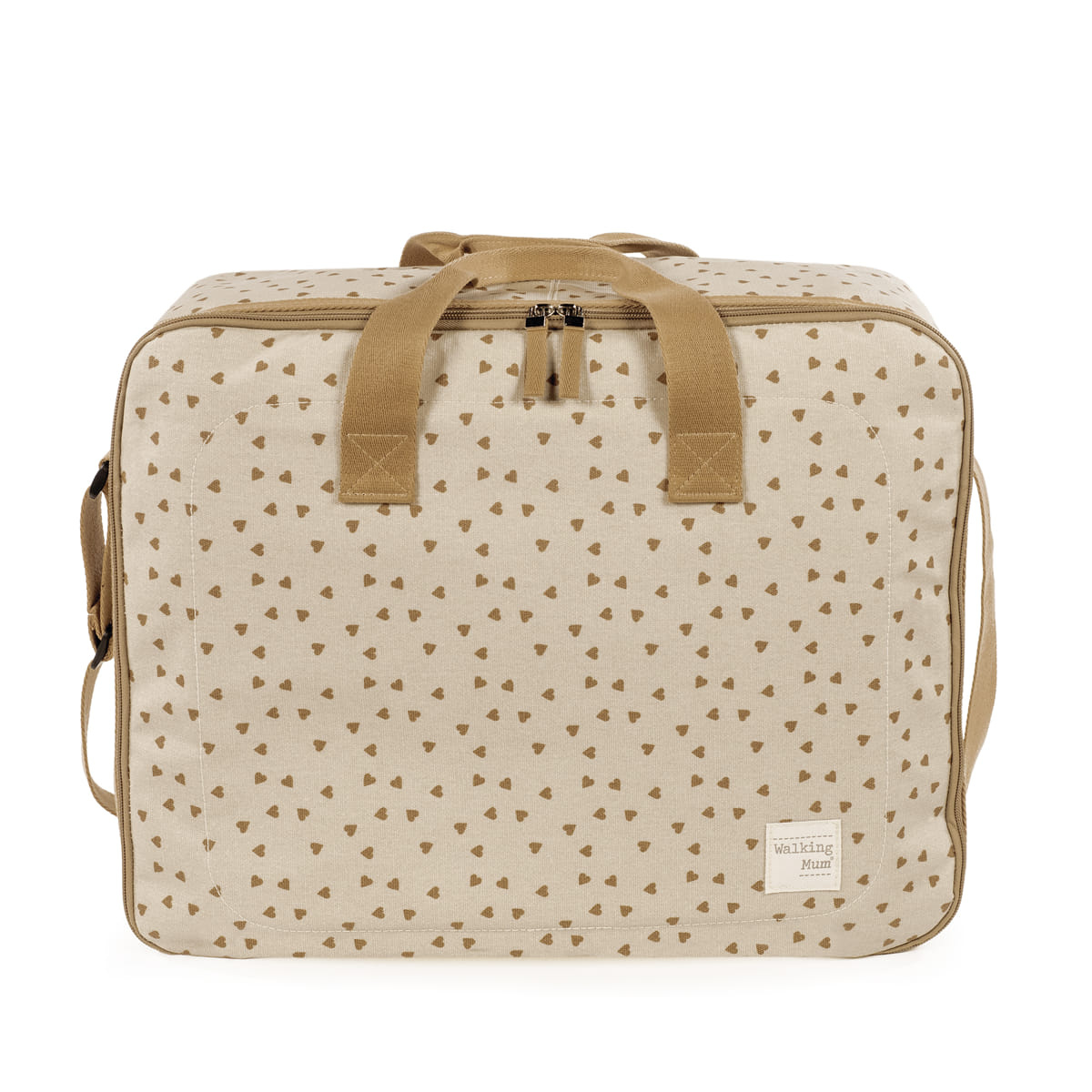 Maleta Corazones Poppy Canela - Walking Mum
