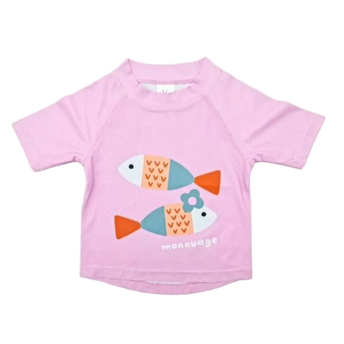 Camiseta tela protección solar UPF 50+ Coral - Monnuage