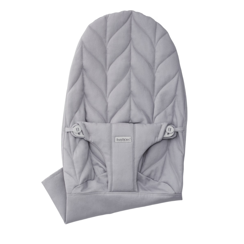 Asiento de tela adicional para hamaca Bliss acolchado pétalo gris claro - Babybjörn