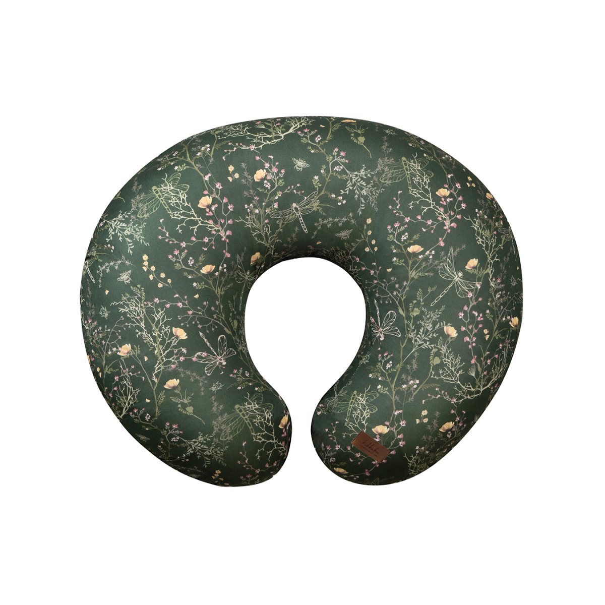 Almohada lactancia Secret Garden Verde - Kikkaboo