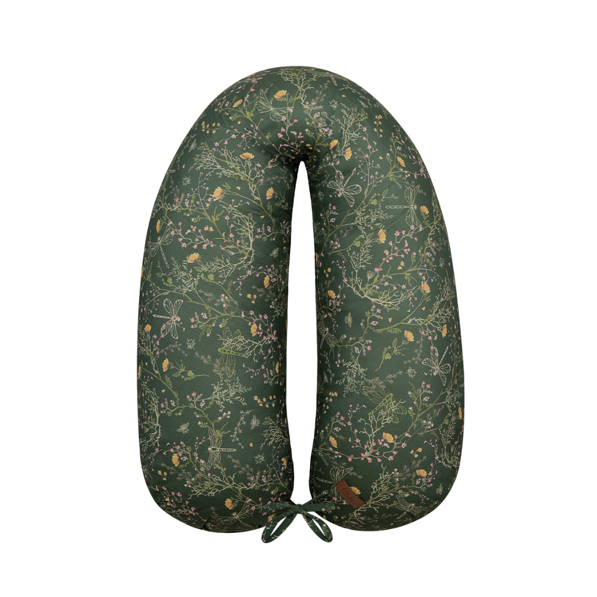 Almohada embarazo y lactancia Secret Garden Verde - Kikkaboo