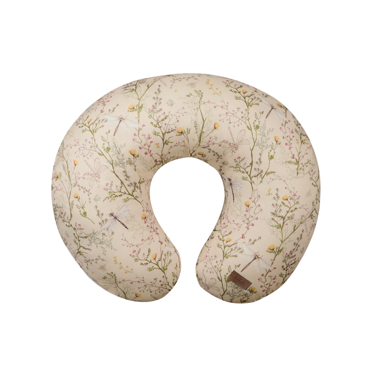 Almohada lactancia Secret Garden Beige - Kikkaboo