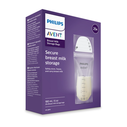 Bolsas preesterilizadas para leche materna - Philips Avent